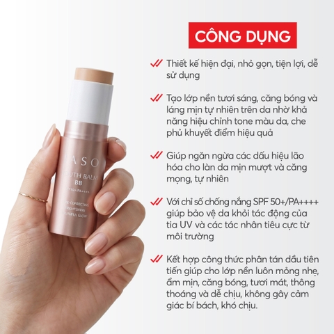 I75 Kem nền trang điểm Youth Balm BB SPF 50+/PA++++ - IASO