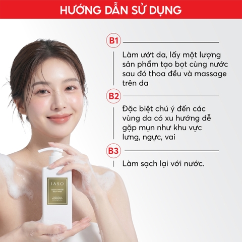 I83 Sữa tắm làm sạch da Clear Comfort Body Wash - IASO