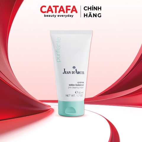 J10 Kem dưỡng 24h giúp giảm dầu, hỗ trợ ngăn ngừa mụn Clearing Cream - Jean d'Arcel