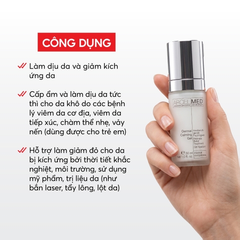 J101 Gel dưỡng ẩm, làm dịu da nhạy cảm Dermal Calming Gel - Jean d'Arcel