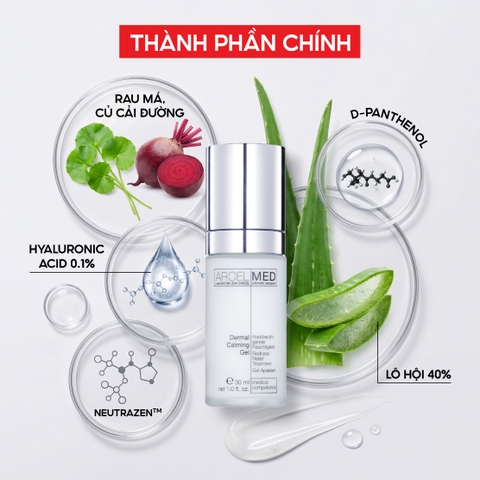 J101 Gel dưỡng ẩm, làm dịu da nhạy cảm Dermal Calming Gel - Jean d'Arcel
