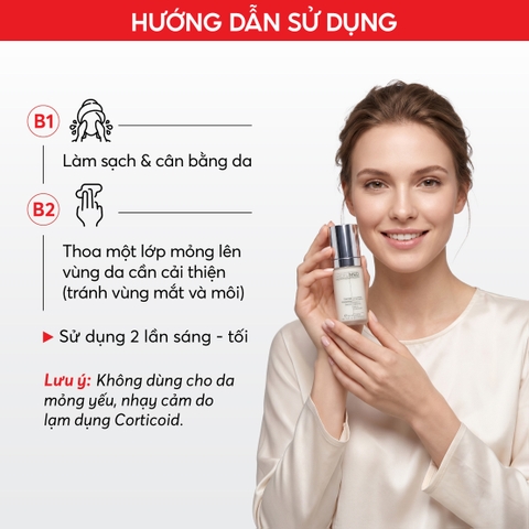J106 Tinh chất giúp làm trắng sáng da và mờ vết nám Dermal Whitening Serum - Jean d'Arcel