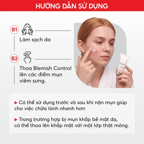 J11M Kem dưỡng giúp giảm mụn Blemish Control - Jean d'Arcel