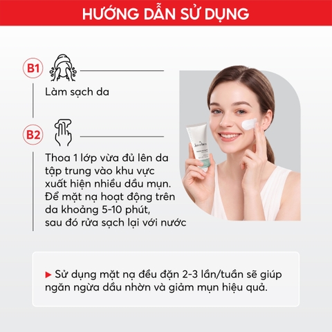 J12 Mặt nạ giúp làm sạch, giảm dầu và giảm đỏ da Clearing Mask - Jean d'Arcel