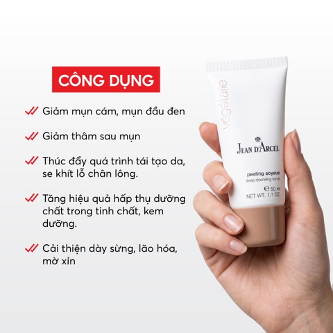 J135 Kem loại bỏ tế bào da chết Deep Cleansing Scrub - Jean d'Arcel