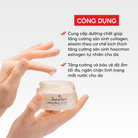 J14 Kem dưỡng giúp giảm nhăn và săn chắc da Crème Lifting Confort - Jean d'Arcel