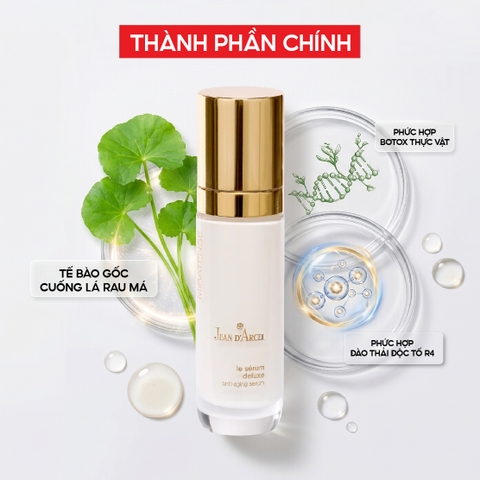 J151 Tinh chất De Luxe giúp giảm nhăn và chảy xệ da Lé Sérum De luxe - Jean d'Arcel