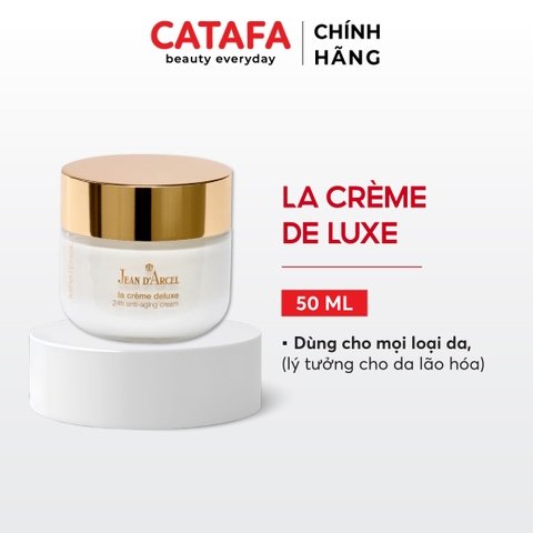 J152 Kem dưỡng De Luxe giúp giảm nhăn và chảy xệ da La Crème De luxe - Jean d'Arcel