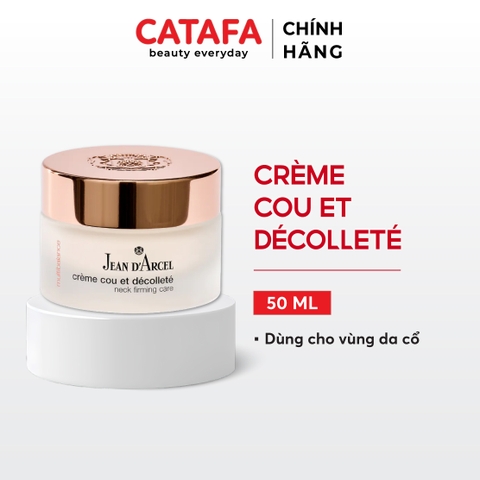 J16 Kem dưỡng giúp giảm nhăn và săn chắc da vùng cổ Crème Cou Et Décolleté - Jean d'Arcel