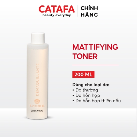 J226 Nước cân bằng Mattifying cho da dầu, da mụn Mattifying Toner - Jean d'Arcel
