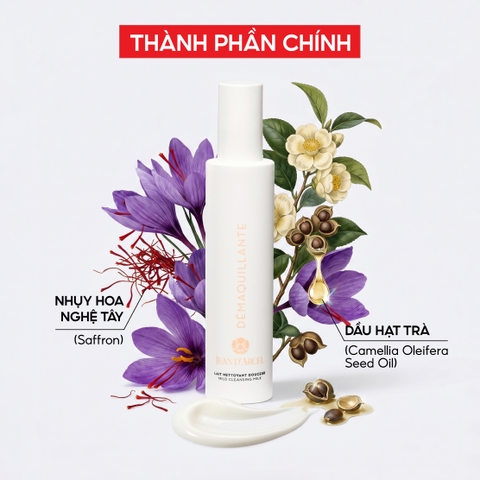 J228 Sữa rửa mặt Mild Cleansing Milk - Jean d'Arcel