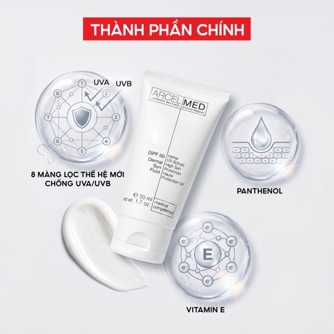 Dermar Sun Fluid SPF50 50ml - Kem chống nắng Dermar Sun Fluid SPF50 (J233)