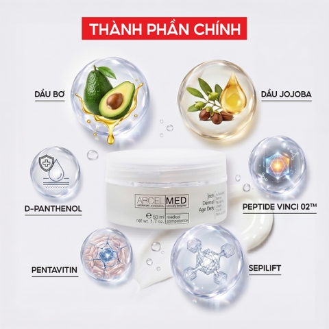 J64 Kem dưỡng ẩm, làm dịu da nhạy cảm và mẫn cảm Rich Dermal Age Defy  - Jean d'Arcel