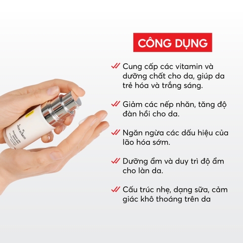 J75 Sữa dưỡng hỗ trợ sáng mịn da Émulsion Vita Extra Fine - Jean d'Arcel