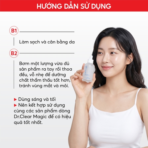 T12 Tinh chất giúp giảm dầu và ngăn ngừa mụn Dr. Clear Magic Serum - The Skin House