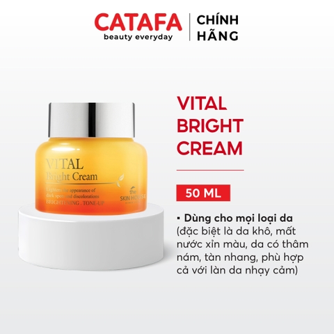 T60 Kem dưỡng H.A vitamin sáng da Vital Bright Cream - The Skin House