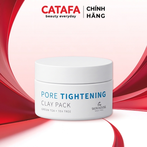 T62 Mặt nạ khoáng sét giúp làm sạch, giảm dầu cho da  Pore Tightening Clay Pack - The Skin House