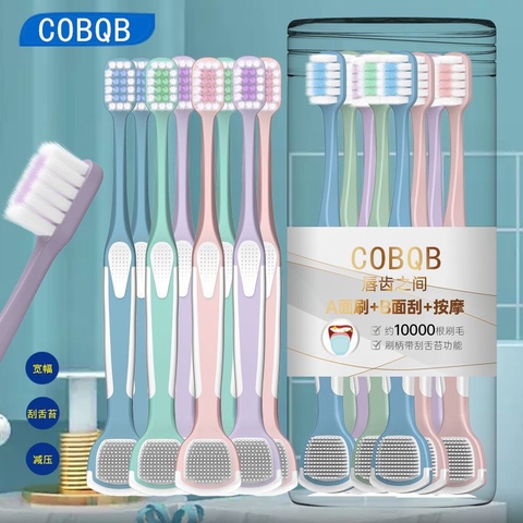 Combo 8 Cây Bàn Chải Đánh Răng CODQB Có Đầu Rơ Lưỡi (4)