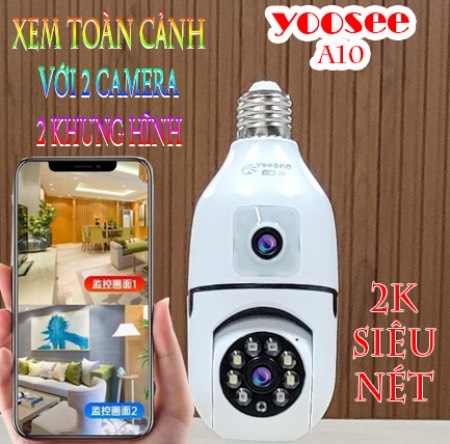 Camera Yoosee A10 Bóng Đèn 2 Mắt 2 Khung Hình (20)