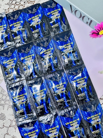 DẦU GỘI BẠC HÀ, DÂY 12GÓI BOUQUEET CHO NAM