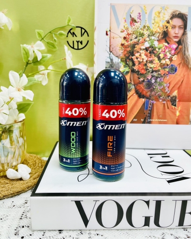 LĂN KHỬ MÙI X-MEN 'WOOD - FIRE' 50ml (4)