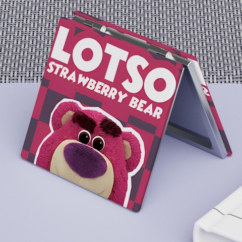 Gương Soi Cầm Tay Hình Gấu Dâu Kute (4)