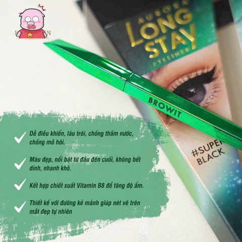 BÚT LONG KẺ MẮT BROWIT XỊN (10) '