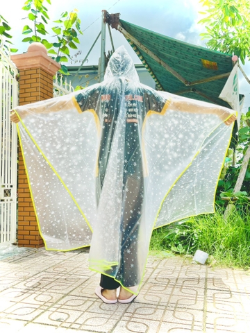 Áo Mưa Đi Xe Máy Có Trong Suốt Chỗ Đèn Xe (7)
