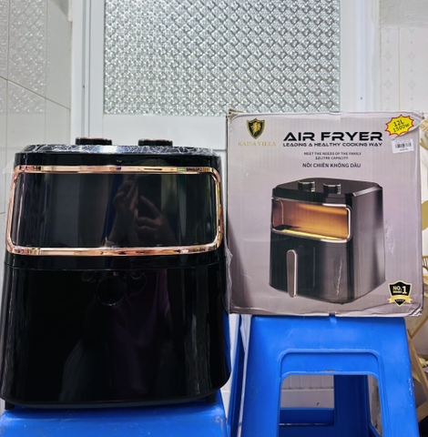 NỒI CHIÊN KHÔNG DẦU CAMEL 12L VIỀN VÀNG (50)