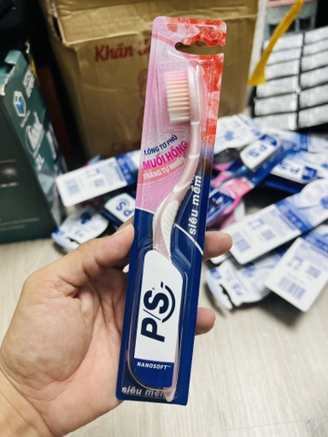 BÀN CHẢI ĐÁNH RĂNG P/S MUỐI HỒNG