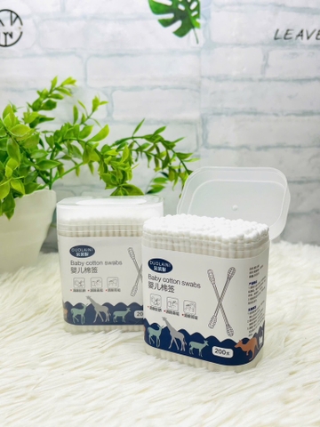 KM HỘP 200 CHIẾC BÔNG TĂM 2 ĐẦU DALANI (2) '