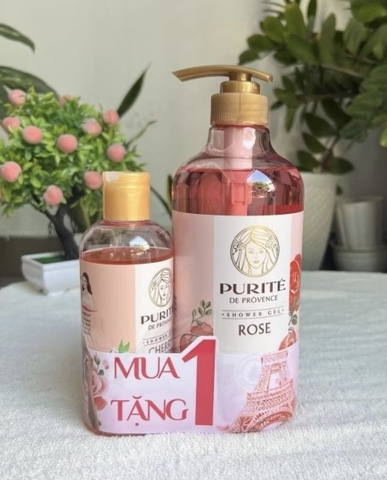 COMBO SỮA TẮM HƯƠNG NƯỚC HOA PURITE 850ML + 250ML (X-MEN)