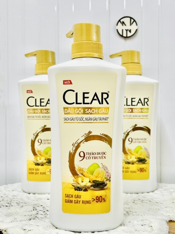 CHAI DẦU GỘI CLEAR THẢO MỘC CỔ TRUYỀN 630g CHÍNH HÃNG ( Ko áp dụng cho giảm 10%) (4)