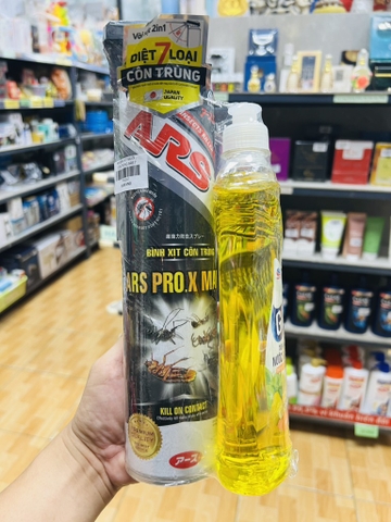 KM BÌNH XỊT MUỖI , CÔN TRÙNG ARS 7 LOẠI CÔN TRÙNG MẠNH NHẤT CHÍNH HÃNG (4) '