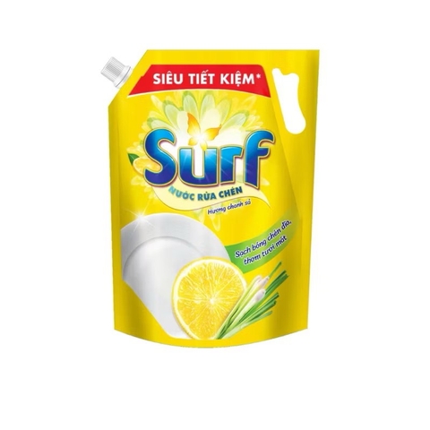 TÚI NƯỚC RỬA CHÉN SURF 3.4kg HƯƠNG CHANH SẢ CHÍNH HÃNG ( Ko áp dụng cho giảm 10%) (4) '