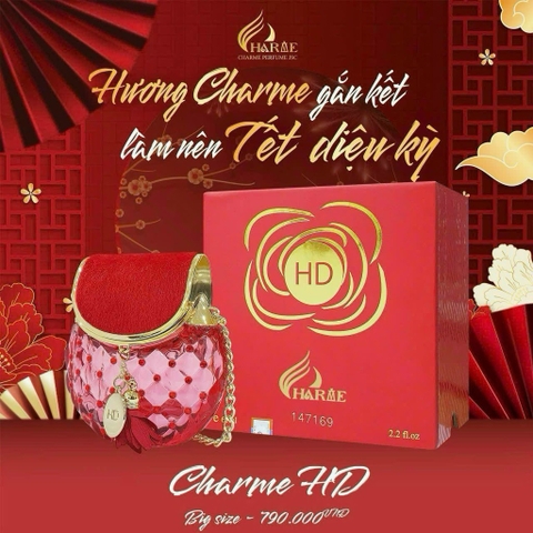 NƯỚC HOA CHARME HD + AC XANH ĐỎ C.HÃNG 790K (25) '