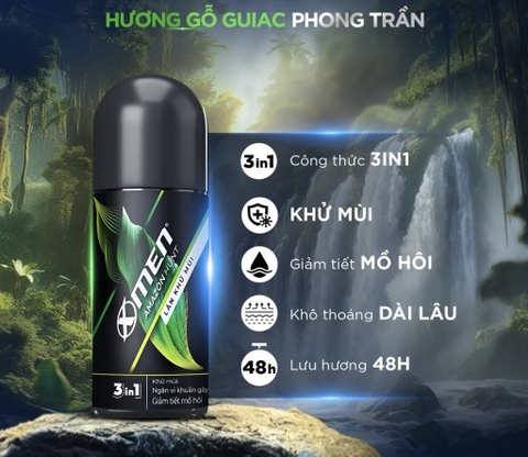 LĂN KHỬ MÙI X-MEN AMAZON 70ml