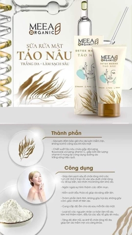 SỮA RỬA MẶT TẢO NÂU MEEA C.HÃNG (15)
