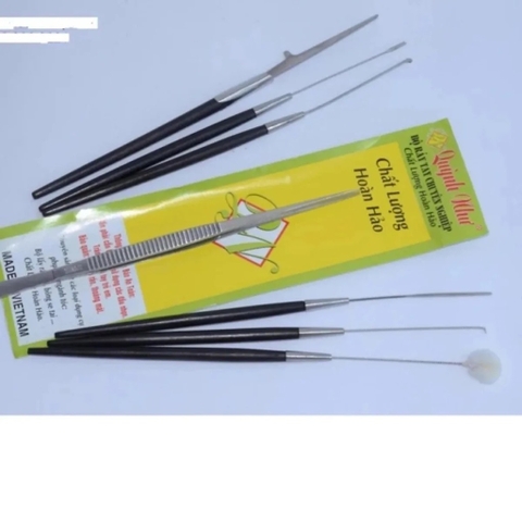 Dụng Cụ Lấy Ráy Tai Thân Gỗ 7 Món (2)