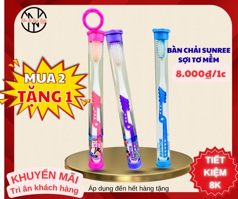 KM BÀN CHẢI ĐÁNH RĂNG SUNREE CÓ HỘP TRÒN TIỆN LỢI (1)