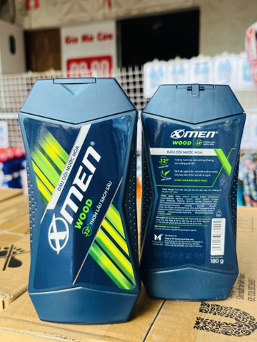 DẦU GỘI NƯỚC HOA X-MEN 12H WOOD 180g