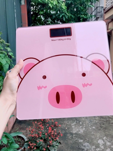 Cân Điện Tử Sức Khoẻ Hình Heo Cute (6)'