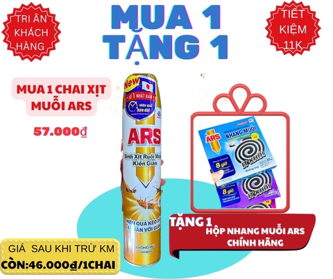 KM XỊT RUỒI MUỖI KIẾN DÁN ARS CHÍNH HÃNG KHÔNG MÙI (4) ‘