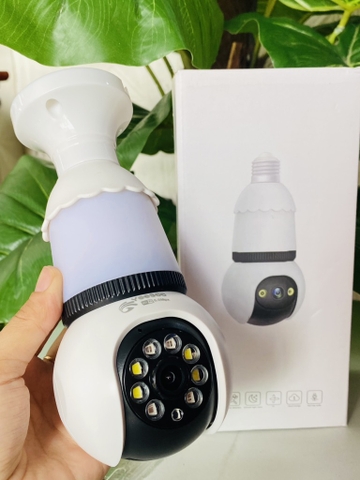 CAMERA YOOSEE KIỂU BÓNG ĐÈN CÓ LED MẪU MỚI (30)