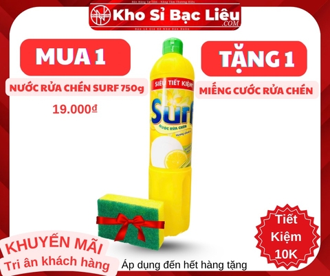KM CHAI NƯỚC RỬA CHÉN SURF 750g CHÍNH HÃNG ( Ko áp dụng cho giảm 10%) (2) ‘