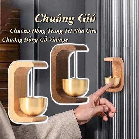 CHUỐNG GIÓ BẰNG GỖ TREO CỬA , HỖ TRỢ CHỐNG TRỘM (3)