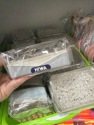 HỘP ĐỰNG XÀ PHÒNG CHỮ NHẬT LỚN HIWA (1)