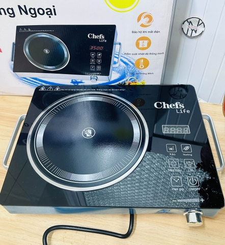 BẾP HỒNG NGOẠI CHEFS ĐEN DÙNG MỌI LOẠI NỒI (20)