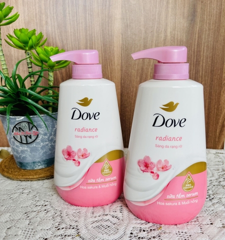 SỮA TẮM DOVE 500g MUỐI HỒNG