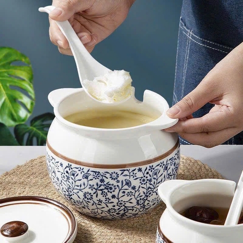 HŨ ĐỰNG DẦU MỠ MẪU HOA LÁ 1400ml (9)